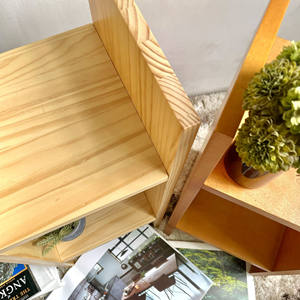 Librería de madera de pino moderna personalizable para el hogar, oficina, dormitorio, sala de estar, escuela, uso en hotel-muebles de estantería - Product Image 5