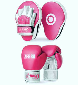 Gants de boxe en dentelle, super gants de boxe en dentelle 10oz 12oz 14oz 16oz boxe MMA poinçonnage gants en cuir coussinets de mise au point - Product Image 4