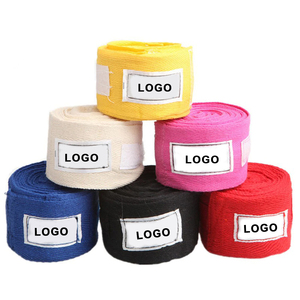 1 par de vendas de boxeo de 2,5 M de ancho, guantes de vendaje elástico, soporte de muñeca para boxeo, Kickboxing, Muay Thai MMA, vendas de mano - Product Image 1