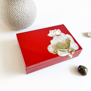 Boîte de laque traditionnelle faite à la main du Vietnam Offre Spéciale l'artisanat traditionnel pour un usage quotidien-LB6062 - Product Image 5