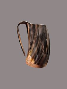 Aaliyan Impex's Mug en corne à boire poli fait à la main de style nautique inspiré de Valhalla Animal de Noël artisanal naturel - Product Image 4