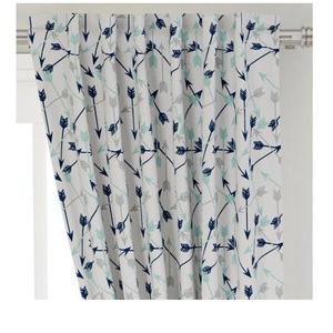 Rideaux de feuille d'arbre imprimés sur mesure pour fenêtre 2 pièces de couleur marron taille 4 pieds x 5 pieds pour le salon rideaux de style européen - Product Image 5