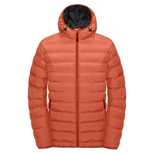 Veste matelassée à capuche en duvet bleu sarcelle pour hommes manteau d'hiver extérieur léger pour la randonnée et le camping vêtements de mode vestes matelassées pour hommes - Product Image 4