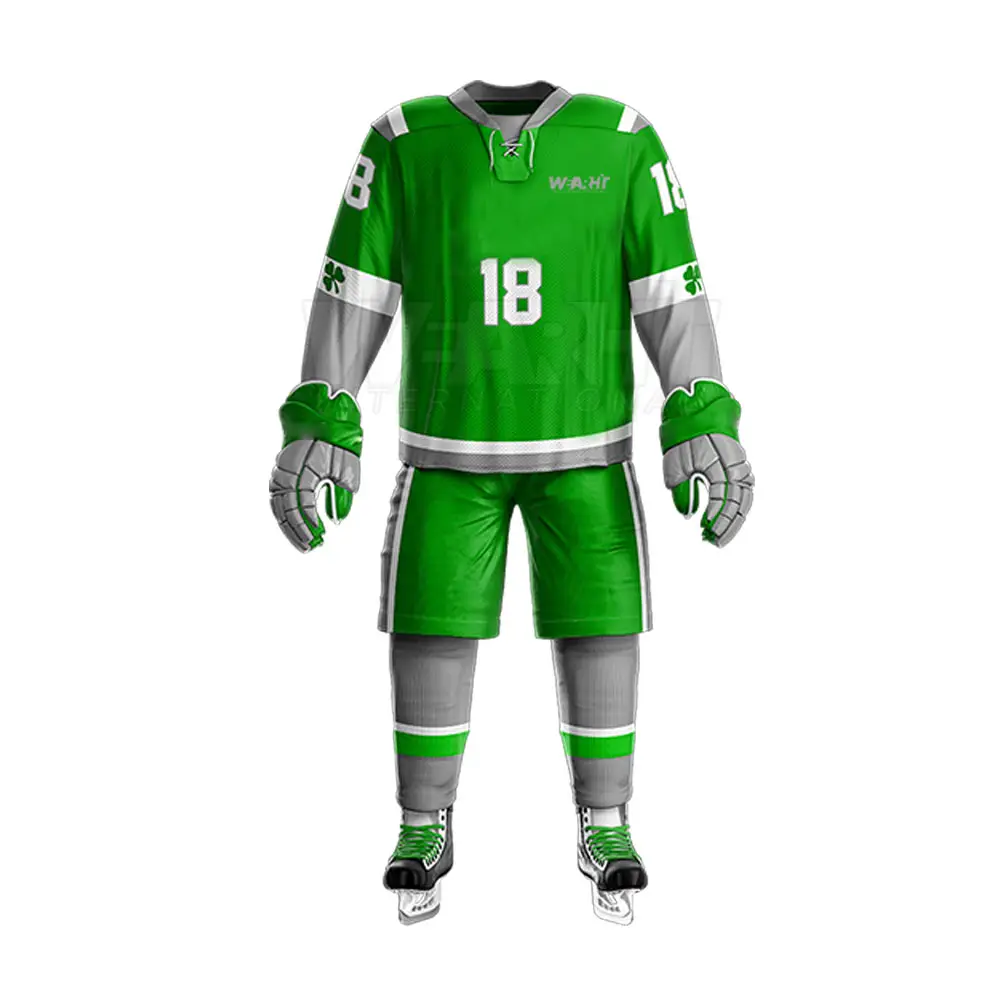 Bajo Moq 2024 Diseño Personalizado Haga su propio equipo Uniforme de hockey sobre hielo Uniforme profesional de hockey sobre hielo de alta calidad