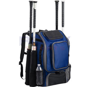 Sac à dos de sport unisexe tendance en polyester avec imprimé baseball, fermeture éclair, bandoulière arquée, vente en gros, prix bas, haute qualité - Product Image 3