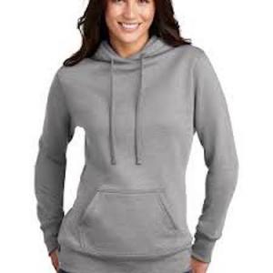 Haut court en coton à manches longues pour femmes, Logo personnalisé de haute qualité, fermeture éclair, blanc, sweat à capuche pour vêtements de gymnastique, décontracté, épaule unie - Product Image 1
