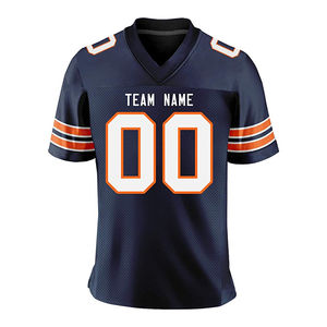 Maillot de football américain imprimé par sublimation complète maillot de football maillot de maille de l'équipe avec le logo de votre équipe et le nom du joueur OEM - Product Image 1