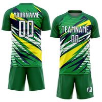 T-shirt de football personnalisé de haute qualité fabriqué au Pakistan, uniformes pour équipe, séchage rapide, impression par sublimation de votre propre logo, 100% polyester