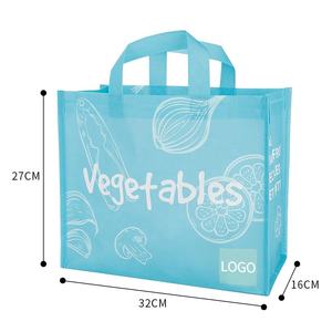 Non-woven Fabric Shopping <b>Bag</b> with Hook & Loop Closure Customizable Size - Product Image 6