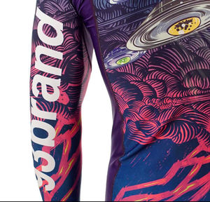 Ensemble de maillots de compression pour hommes personnalisables par sublimation, anti-UV, à manches longues, haut de gamme, pour BJJ MMA, de haute qualité - Product Image 4