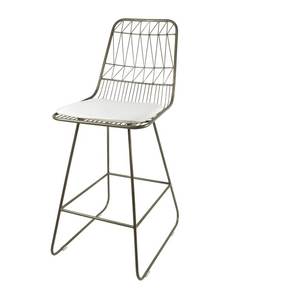 Tabouret de bar design avec siège large et confortable et construction en métal durable pour les cafés et les salons - Product Image 2