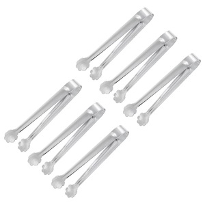 Stainless Steel Bar <b>Ice</b> <b>Tongs</b> Ergonomic Grip Non Slip Teeth Elegant Design For Cocktails Home Bar And Professional Use - Product Image 2