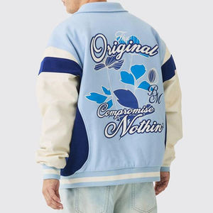 Letterman Varsity Jackets Wool Body Genuine Leather Sleeves Winter Wear Smart Varsity Jacket For Men Best Quality Product - Product Image 2
