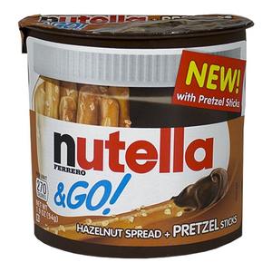 Nutella & Go Pack de collations premium 48g, pâte à tartiner chocolat-noisette avec bâtonnets de biscuits croustillants, idéal pour les voyages, l'école et le bureau - Product Image 6