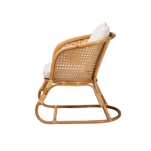 New Item Handwicker Natural Rattan Arm <b>Chair</b> <b>Vintage</b> Design for Bedroom Living Room Dining-Wholesale from Vietnam Factory - Product Image 1