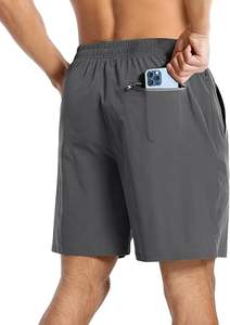 Pantalones cortos deportivos FlowFlex para hombre, ajuste elástico con sistema de bolsillo inteligente, pantalones cortos de Fitness para hombre QuickMotion - Product Image 2