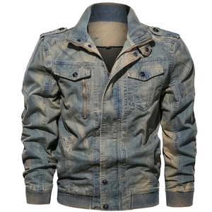 Chaqueta de mezclilla ajustada de estilo clásico de Diseño de Moda de calidad superior para hombre, chaqueta para hombre hecha en Pakistán para hombre - Product Image 1