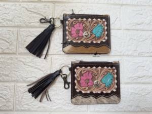 Nouveau design de porte-monnaie en cuir de fourrure de vachette personnalisé portefeuille mince unisexe élégant avec pochette en cuir usiné à la main de style occidental - Product Image 3