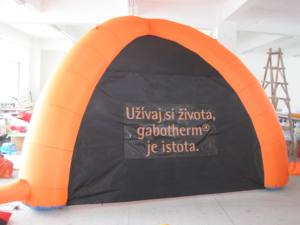 Tente dôme gonflable double couche quatre saisons avec une chambre pour événements publicitaires - Product Image 3