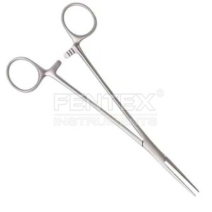 Pinces hémostatiques manuelles Crile 12 cm, base des instruments chirurgicaux, avec dents 1x2, pince en acier inoxydable - Product Image 2
