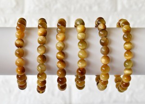 ขายส่งกำไลข้อมือลูกปัดหินตาเสือสีเหลืองขนาด 8 มม. สำหรับการทำสมาธิและเครื่องประดับ - Product Image 6