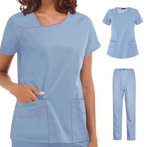 Gran oferta, conjuntos de uniformes de enfermera suaves lavables antiarrugas, uniformes de mujer para Hospital, uniformes médicos, trajes de enfermería - Product Image 6