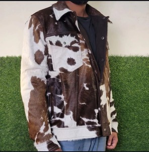 Chaqueta de piel de vaca de estilo occidental para hombre, pelo Real en piel de Pony, regalo para él, chaqueta de piel de cocodrilo para hombre - Product Image 3