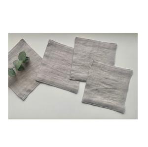 Manteles Individuales de Lino para Uso en Hoteles, Color Gris de Alta Calidad, Más Vendidos para Bodas y Fiestas, Manteles Individuales de Lino de Estilo Clásico - Product Image 1