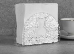 Elegante soporte de papel tisú de acrílico Diseño elegante para un conveniente Almacenamiento de pañuelos en el hogar y la Oficina - Product Image 4