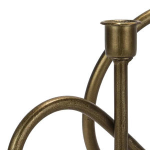 Spiral Design Metal <b>Taper</b> <b>Candle</b> Holder Antique Gold for Living Room & Bed Room Tabletop Decorative <b>Candle</b> <b>Taper</b> - Product Image 3
