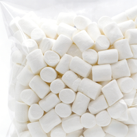 Guimauves blanches moelleuses halal en vrac pour boissons chaudes et desserts