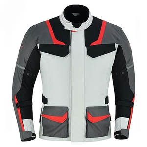 Hommes moto moto 3/4 Cordura Textile imperméable blindé veste de protection équipement d'équitation CE approuvé épaule - Product Image 1