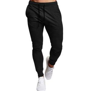 Jogger imperméable à l'eau avec poche ouverte sur le côté gauche, survêtement de fitness pour hommes, pantalon 85% polyester 15% spandex, nouveauté - Product Image 4