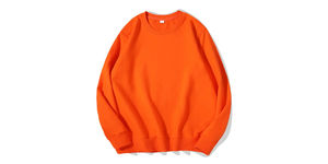 Sudadera de Cuello Redondo Vintage para Mujer, Talla Grande, 100% Algodón, Resistente al Viento, Ecológica, Teñida Lisa, al por Mayor, para la Temporada de Invierno - Product Image 2