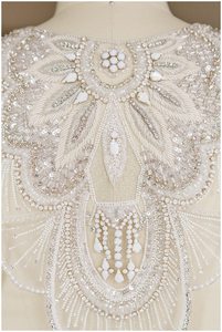 Capa con hebras de cuentas Lentejuelas Hermosa silueta recta Sujeta el cuello Envoltura festiva para ocasiones de Club Burlesque elegante - Product Image 5