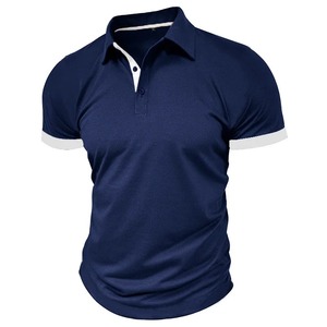 Polo de manga corta de verano para hombre, camisetas de gran tamaño de Color sólido, camisetas de actividades deportivas transpirables, hechas por RAM Industry - Product Image 2