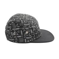 Topi bordir 3D kualitas tinggi kustom Snapback 5 Panel topi olahraga pinggiran datar Hip-hop gaya kain pas