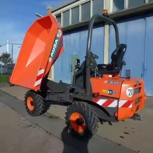 Minivolquete Articulado Compacto Multifunción AUSA Nuevo Diésel 6x6 Izquierdo de Servicio Pesado con Cucharón Autocargable para Construcción - Product Image 1