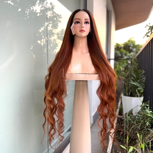 Perruque entièrement en dentelle de haute qualité, cheveux fins de bébé, texture ondulée, couleur naturelle, perruques en cheveux humains vietnamiens - Product Image 1