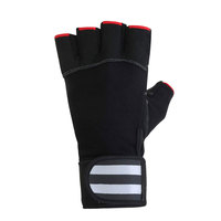 OEM de alta calidad de color sólido de cuero gimnasio guantes de fitness logotipo personalizado de impresión mejor opción barata para el levantamiento de pesas