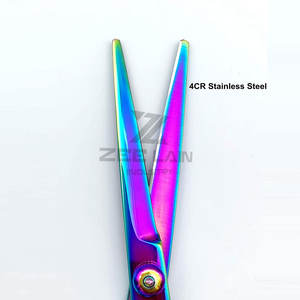 Meilleures ventes Kit de ciseaux de coiffeur multicolores Nouvelle arrivée avec lame en acier inoxydable - Product Image 5