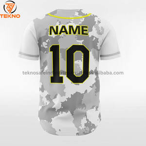 เสื้อเจอร์ซีย์เบสบอลกระดุม2025สำหรับผู้ชายเสื้อซอฟต์บอลเสื้อเบสบอลแขนสั้นปรับแต่งได้ - Product Image 4