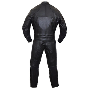 Nouveau costume de moto noir entièrement personnalisable moto équitation moto course costume en cuir véritable avec Protection à la main - Product Image 5