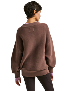 Pull en maille à col rond pour homme, en coton/spandex, anti-boulochage, jacquard rayé, gaufré, pour l'hiver, vente promotionnelle du Black Friday, personnalisable - Product Image 3