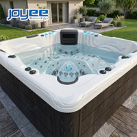 JOYEE 2025 Nouveau design Vente chaude SPA Grossiste Fabricant OEM Usine de spas Jacuzzi extérieur de jardin avec système Balboa et armoire