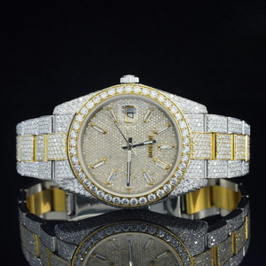 Top Tendance Réel Moissanite Montre De Luxe Conception Étanche Unisexe Mode Mouvement Automatique Montre Glacée - Product Image 2