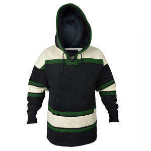 Sudadera con capucha de hockey sobre hielo GSM 460 de peso pesado para hombre con logotipo personalizado, camiseta de hockey sobre hielo con hombros caídos, diseño personalizado OEM - Product Image 2