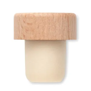 Custom BOPPER Wood Wine <b>Stoppers</b> Premium <b>Bottle</b> Cap Merchandising - Product Image 2