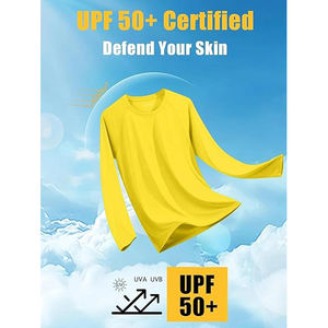 Rashguard de surf anti-UV pour homme, manches longues, compression athlétique, tissu respirant extensible, ajustement durable, séchage rapide - Product Image 5