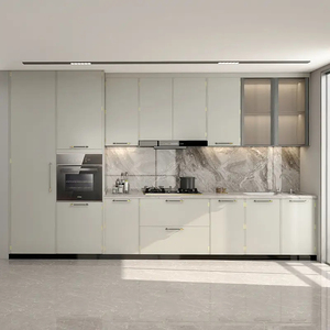 Armoires <span class=keywords><strong>de</strong></span> cuisine en bois massif laquées haute brillance sur mesure, meubles <span class=keywords><strong>de</strong></span> cuisine modernes - Product Image 2
